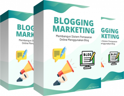 3D Cover Blogging Marketing